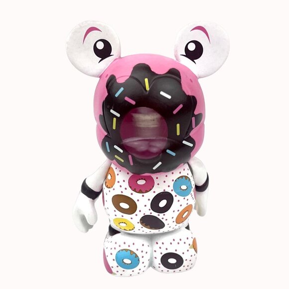 Disney Vinylmation Flag Series Collectible Figures Set Of 3 - Donut, Glow & USA - Picture 9 of 12